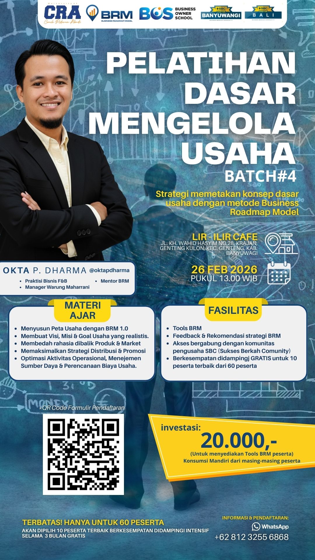 Pelatihan Pengembangan Bisnis dengan Metode Business Roadmap Model BATCH #4